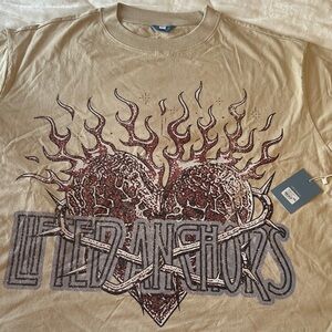 Lifted Anchors Tan Graphic Tee